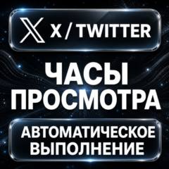 X (Twitter) — Часы просмотра