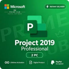 Project 2019 Pro | 2 ПК | Retail Online | Бессрочно | Мгновенно