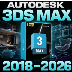 Key 3Ds Max 2018~2026 WinOS| 1 год/3 года |