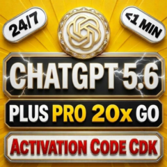 [24/7] ChatGPT Plus | Pro 5x | Pro 20x | Go | Ключ активации (CDK) | Быстрая доставка