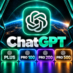 📊 ChatGPT Plus • Pro 100 • Pro 200 • Pro 500 | GPT-6 & Codex | FULL WARRANTY