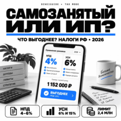 Калькулятор налогов селлера: самозанятый или ИП на маркетплейсе - By DzheiGuide