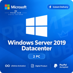 Windows Server 2019 Datacenter Ключ | 2 ПК | Бессрочная активация
