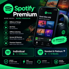 Spotify Premium | Индивидуальная | 1/12 месяцев | Standard & Platinum | Активация