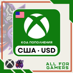❎Подарочная карта Xbox Live 5-100$ (США) + ПОДАРОК