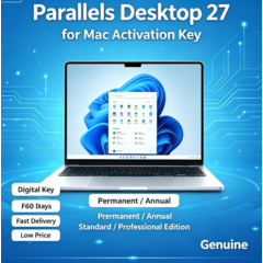 Ключ активации Parallels Desktop 27 для Mac | Постоянный/Ежегодный | Стандартная/Проф