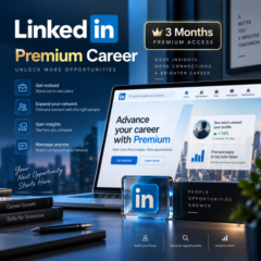 LINKEDIN PREMIUM CAREER | 3 МЕСЯЦА | ССЫЛКА НА АКТИВАЦИЮ | РЕГИОН ИНДИЯ