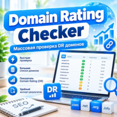 Domain Rating Checker - программа массовой проверки DR доменов