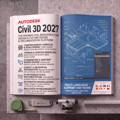 Autodesk Civil 3D 2023–2026 | Лицензия на 6 месяцев (Windows)