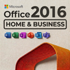 Office 2016 HOME AND BUSINESS key for Windows Global