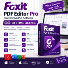 Foxit PDF Editor Pro – Бессрочная лицензия | Профессиональное ПО для работы с PDF