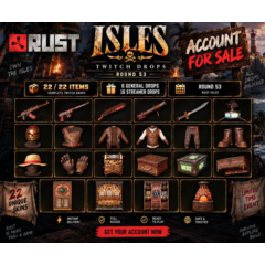 🔥 RUST Twitch Drops Раунд 53 | 22/22 предмета