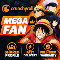 Crunchyroll Mega Fan на 1 месяц | Общий аккаунт | Быстрая выдача | Гарантия на месяц