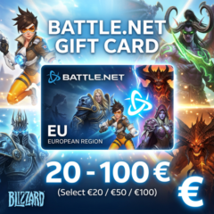 Карта Battle.net Gift Card | EU | 20-100€ | АВТОДОСТАВКА