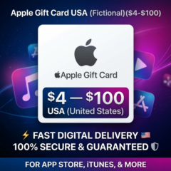 💎 Подарочная карта Apple США ($4-$100) — Гарантия 100% | App Store и iTunes 🇺🇸