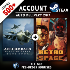 ACE COMBAT 8: WINGS OF THEVE Deluxe Edition + RetroSpace + 500 ИГР STEAM АККАУНТ
