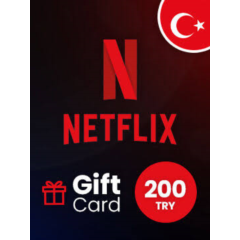 🎮NETFLIX 200 TRY ЛИР ПОДАРОЧНАЯ КАРТА ТУРЦИЯ TR