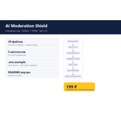 AI Moderation Shield — исходный код