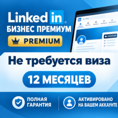 Premium Business 1 год | Полная гарантия | На вашем аккаунте