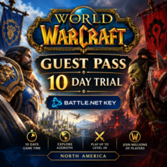 WoW: Guest Pass – пробная версия на 14 дней (Ключ Battle.net) – СЕВЕРНАЯ АМЕРИКА