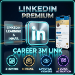LinkedIn Premium Career 3 Месяца (3M) Подписка | Ссылка Активации — FASTSEND