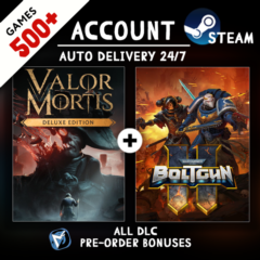 Valor Mortis Deluxe Edition + Warhammer 40,000: Boltgun 2 + 500 ИГР STEAM АККАУНТ