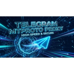 🚀 Прокси Телеграм Telegram Proxy MTProto • ТГ Без VPN [1-12 мес] • Быстрый • Безлими