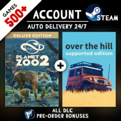 Planet Zoo 2: Deluxe Edition + over the hill Supporter Edition + 500 ИГР STEAM