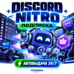 Discord Nitro — ПОДПИСКА | код | Автовыдача 24/7