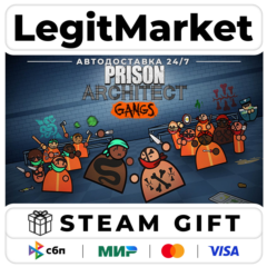 DLC Prison Architect - Gangs / Steam АВТО / РУ + МИР