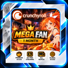 Crunchyroll Mega Fan | 1 месяц | Личный аккаунт | Global
