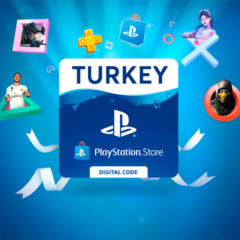 PlayStation Store Wallet Turkey Карта (PSN) 250-5000 TRY (Лиры) Турция