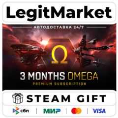 DLC EVE Online: 3 months Omega Time / Steam АВТО / РУ + МИР