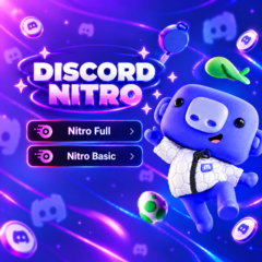 Discord Nitro Full | Basic на 1 | 12 месяцев