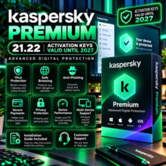 Kaspersky Premium 21.22 + Ключи (до 2027 года)