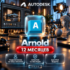 Autodesk Arnold — 12 месяцев, на ваш аккаунт
