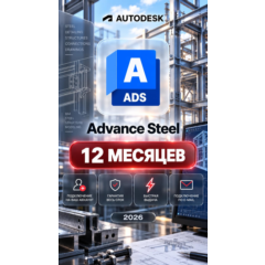 Autodesk Advance Steel — 12 месяцев, на ваш аккаунт