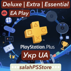 PS Plus Украина UA DELUXE EXTRA ESSENTIAL + EA Play 1-12 месяцев