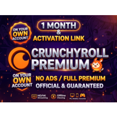 Crunchyroll Premium 1 Месяц | Ссылка Активации | На Ваш Аккаунт