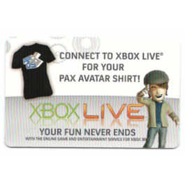 XBOX LIVE USA / EU - PAX Avatar (US only!) Male