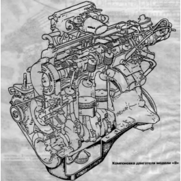 Manual motor B3, B5, B6, Mazda-323, GV 85-89