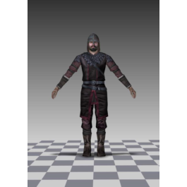 3d srednevikovy warrior