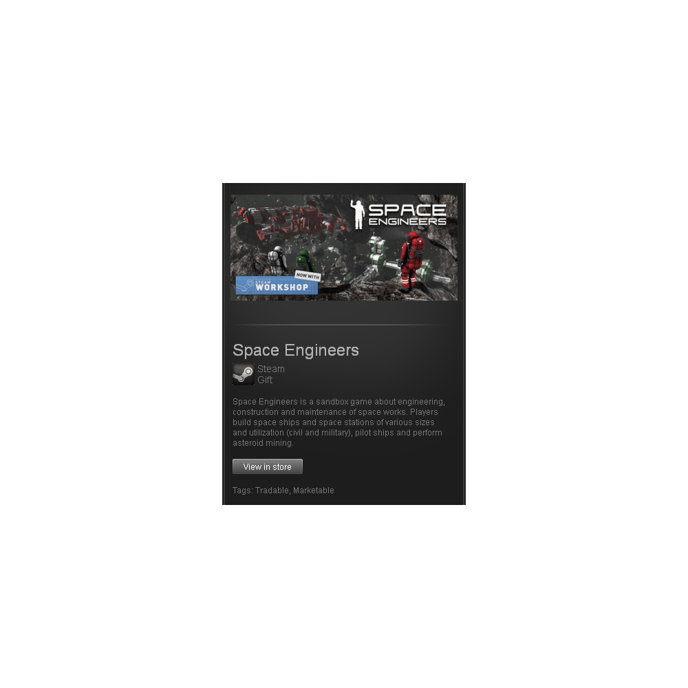 Space Engineers - STEAM Gift - Region RU+CIS+UA