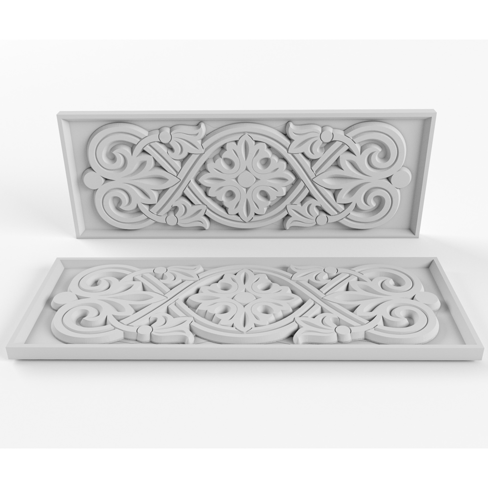 Резьба в филенку. Файлы ArtCAM 2011; вектор CorelDRAW 7