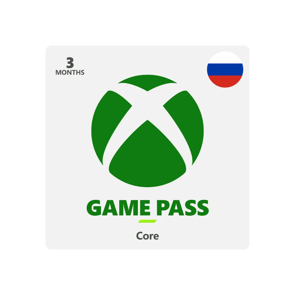 Подписка XBOX GAME PASS CORE на 3 месяца - Россия