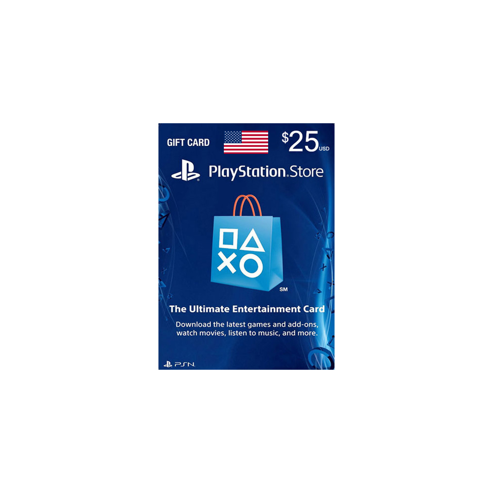 Playstation Network PSN $25 (USA) - без комиссии