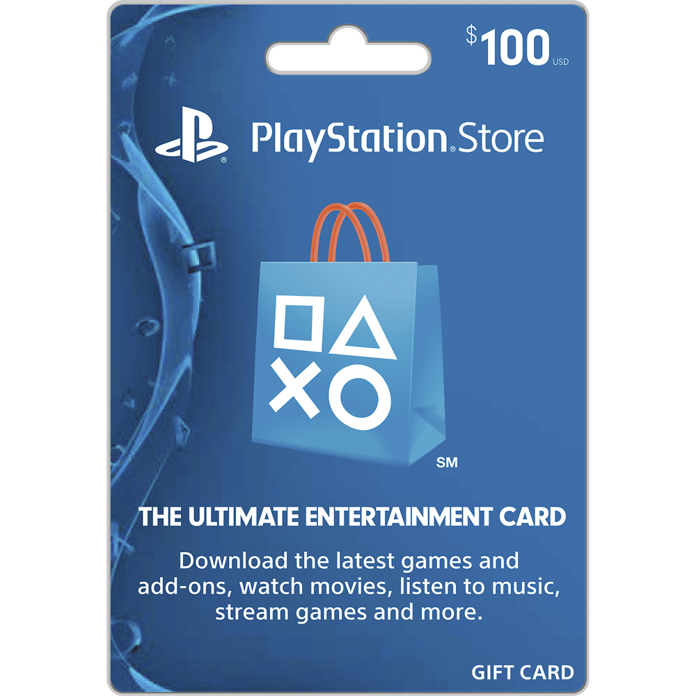 Playstation Network PSN $100 (USA) - без комиссии