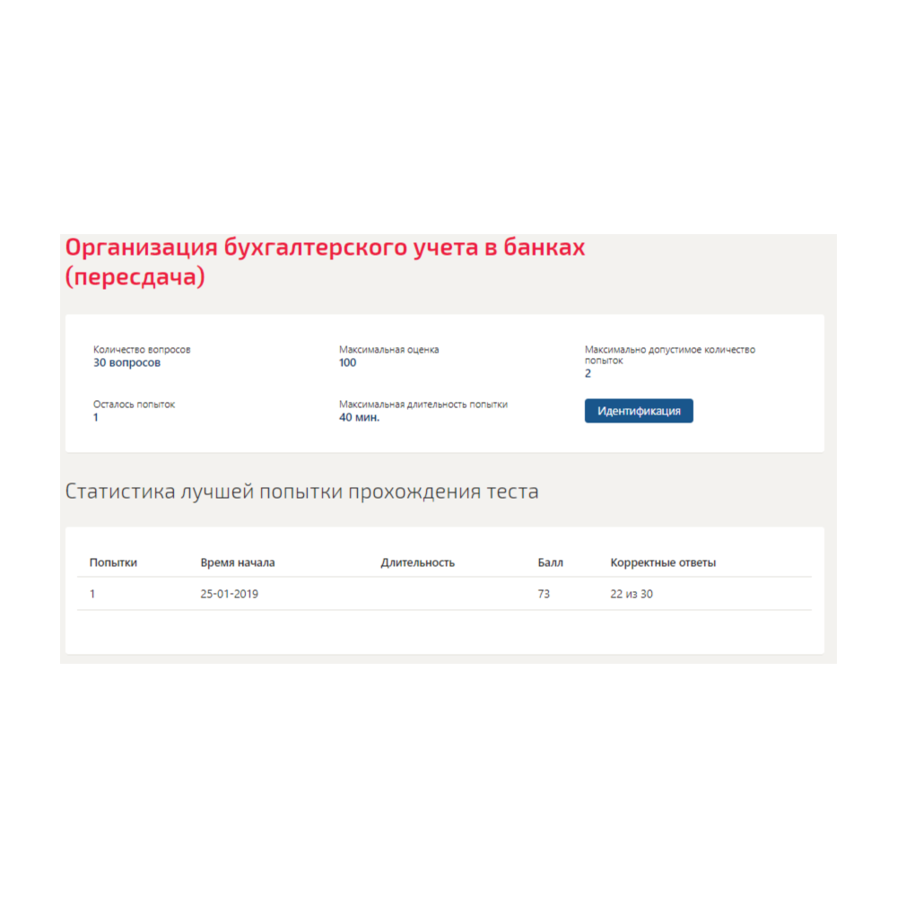 Организация бухгалтерского учета в банках.Тест Синергия