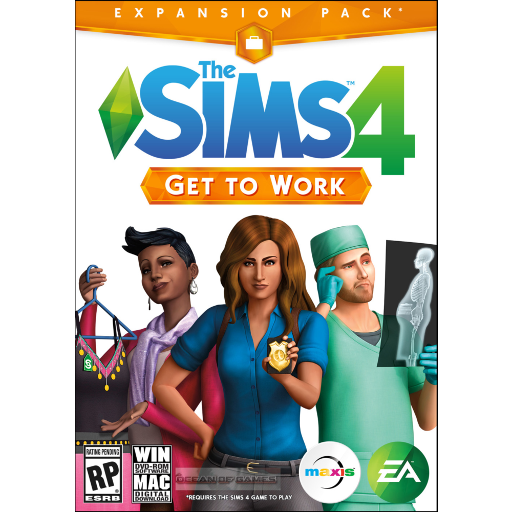 The Sims 4 Get to Work (EA App DLC Key) Multilanguage