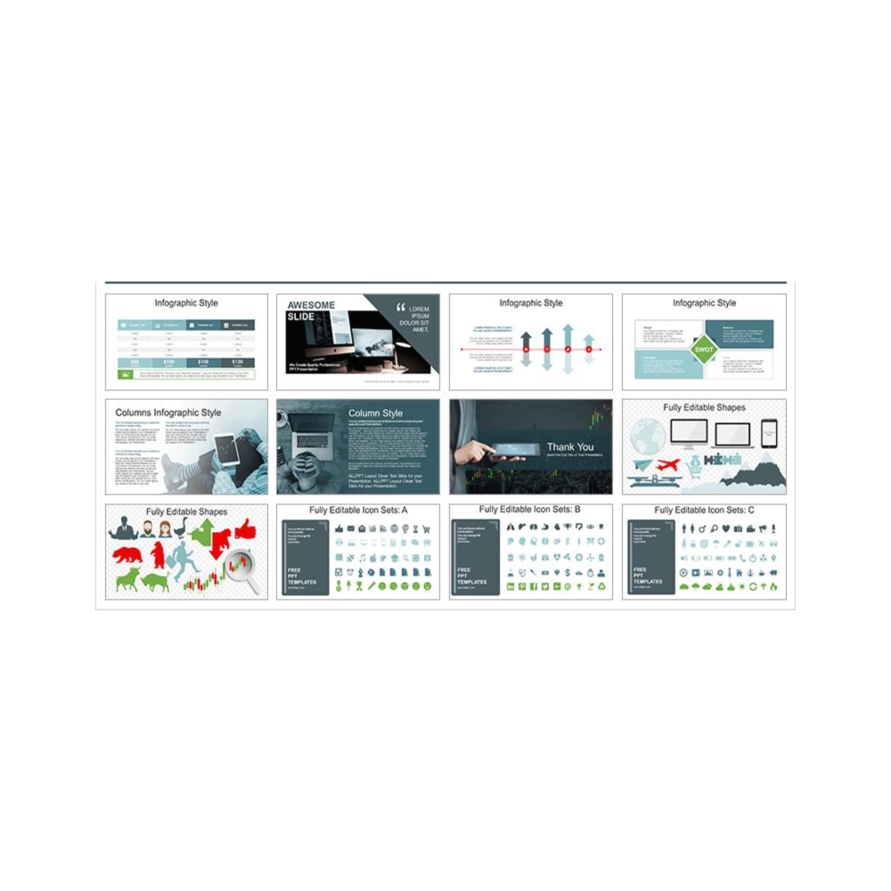 Презентация PowerPoint Премиум тема. Экономика, бизнес.